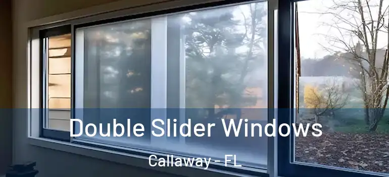 Double Slider Windows Callaway - FL