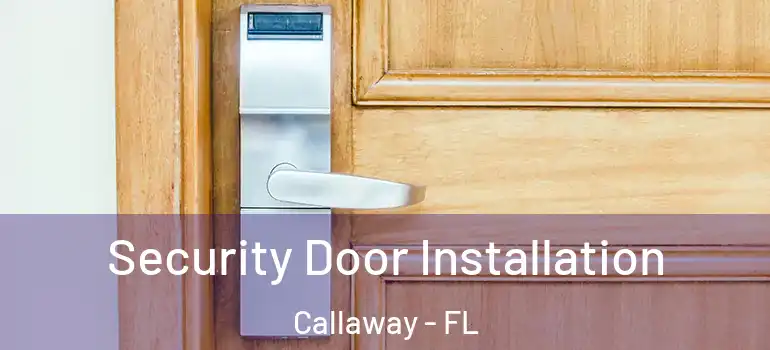 Security Door Installation Callaway - FL