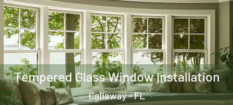 Tempered Glass Window Installation Callaway - FL