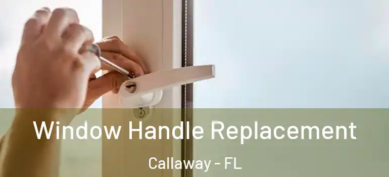 Window Handle Replacement Callaway - FL