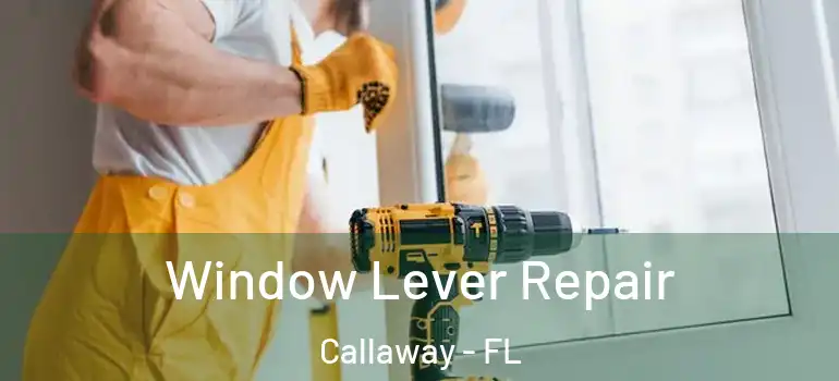 Window Lever Repair Callaway - FL