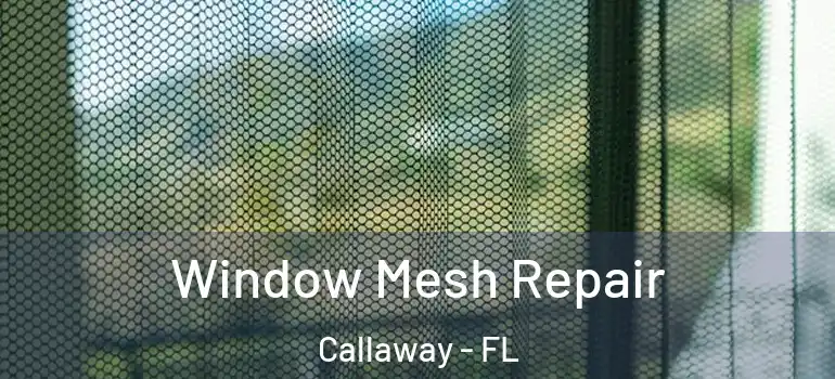 Window Mesh Repair Callaway - FL
